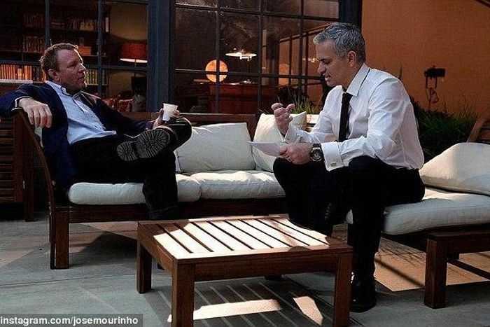 Jose Mourinho and Guy Ritchie