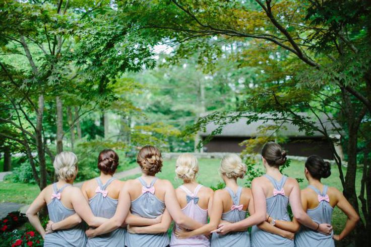 Wearing bow tank tops