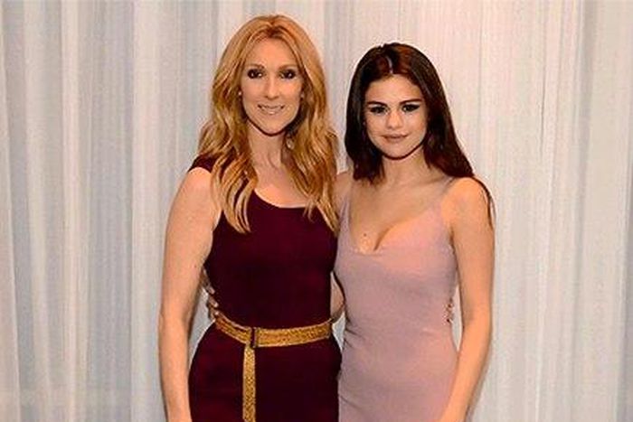 Celine Dion and Selena Gomez in Las Vegas