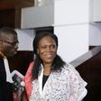 Ivory Coast's former first lady Simone Gbagbo (R), who is accused of crimes against humanity and war crimes for her alleged role in a 2011 civil war, arrives in a domestic court in Abidjan, Ivory Coast, May 31, 2016.