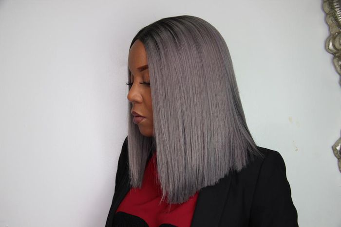Lola OJ wears bold bob in 'Platinum edition'