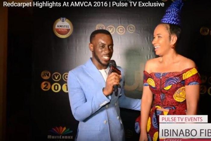 Ibinabo Fiberesima  on the AMVCA 2016 red carpet