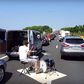 drummer turned an annoying traffic gridlock into an amazing jam session