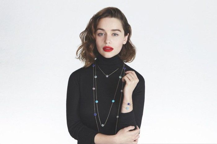 Emilia Clarke fronts Dior's Rose Des Vents Fine Jewelry collection