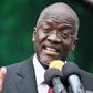 Tanzania's President John Pombe Magufuli addresses members of the ruling Chama Cha Mapinduzi Party (CCM) at the party's sub-head office on Lumumba road in Dar es Salaam, October 30, 2015.    REUTERS/Sadi Said