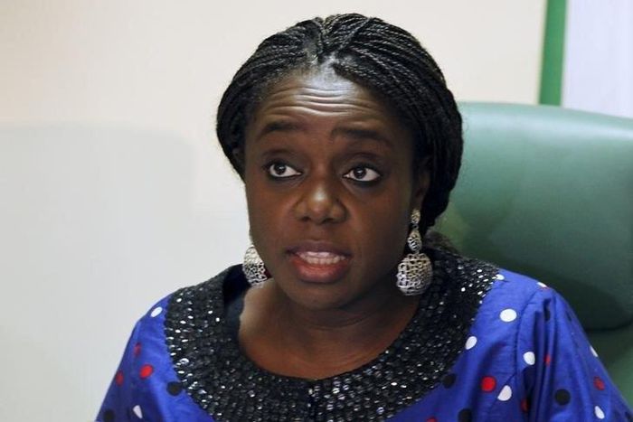 Nigeria's Finance Minister Kemi Adeosun speaks after the inauguration of the Efficiency Unit during an exclusive interview with Reuters in Abuja, Nigeria, November 30, 2015. REUTERS/Afolabi Sotunde