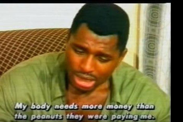 Kenneth Okonkwo as Andy in "Living In Bondage"