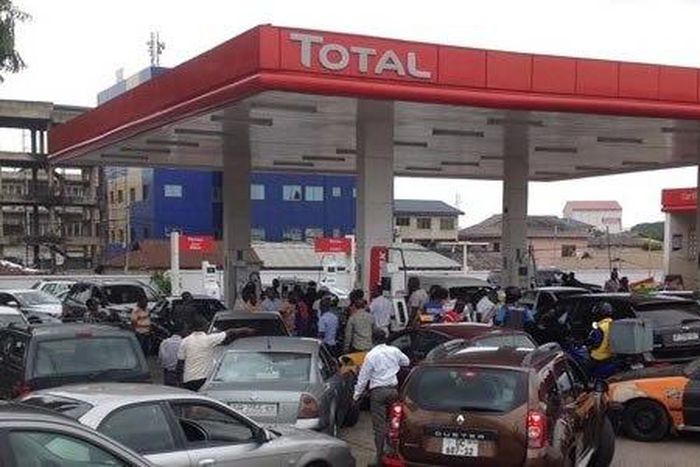 Fuel scarcity in Nigeria.