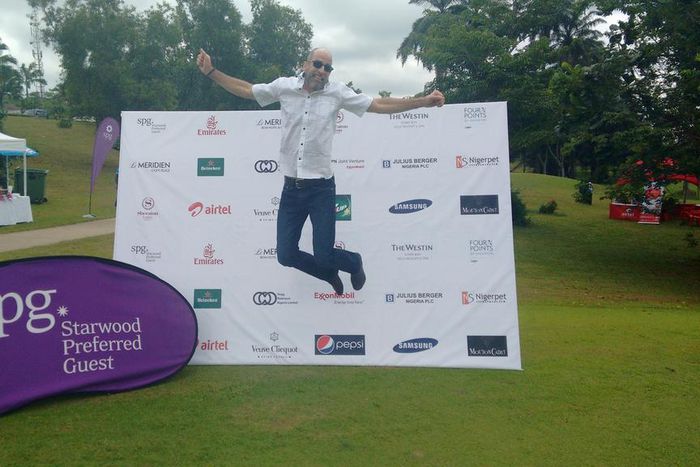 Rich Tanksley, head of Pulse, having fun at SPG