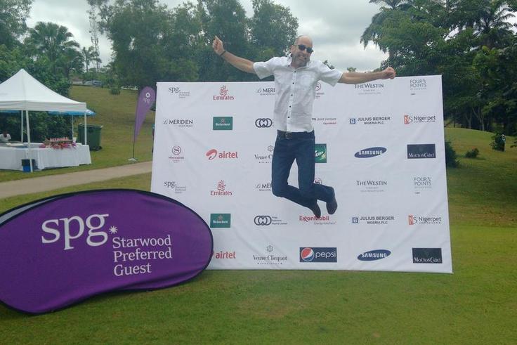 Rich Tanksley, head of Pulse, having fun at SPG