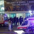Ambulance cars arrive at Turkey's largest airport, Istanbul Ataturk, Turkey, following a blast June 28, 2016.     REUTERS/Osman Orsal