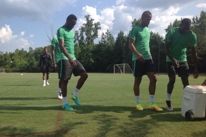 John Obi Mikel and William Troost-Ekong