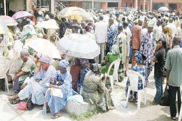 Yenagoa: 3 pensioners collapse on verification queue