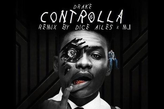 Dice Ailes, M.I Abaga - 'Controlla' refix artwork