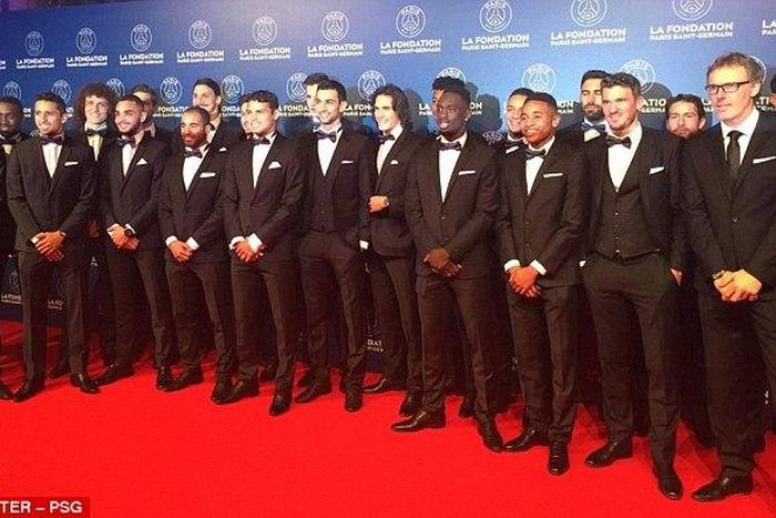 Paris Saint-Germain players