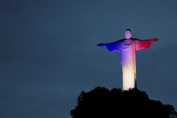 The Christ the redeemer statue, Rio de Janeiro, Brazil.