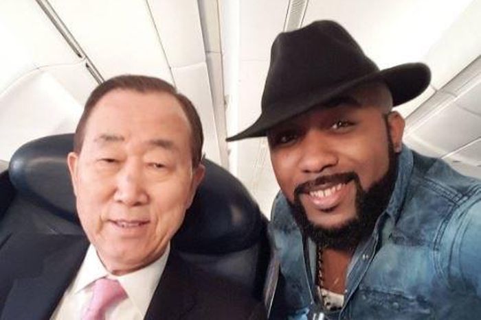 Banky W, Ban Ki Moon