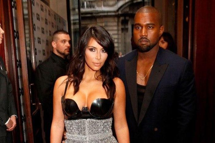 Kim Kardashian and Kanye West