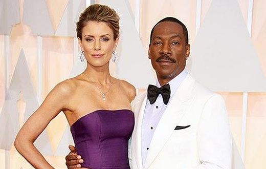 Paige Butcher and Eddie Murphy
