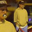 Justin Bieber sucking on a pacifier