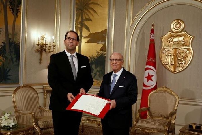 Tunisian president names Youssef Chahed as new prime minister