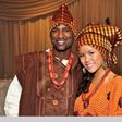 Nigerian groom and Chinese bride