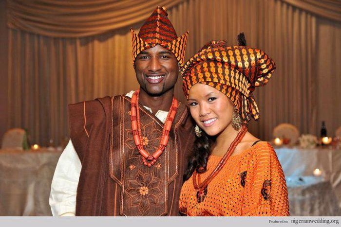 Nigerian groom and Chinese bride