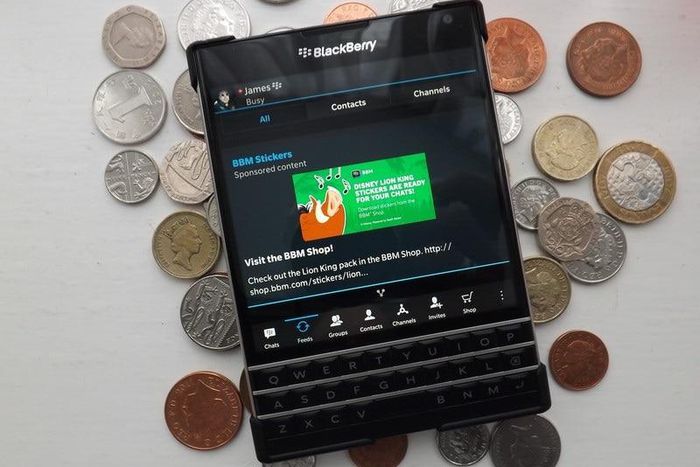 BlackBerry to monetize BBM