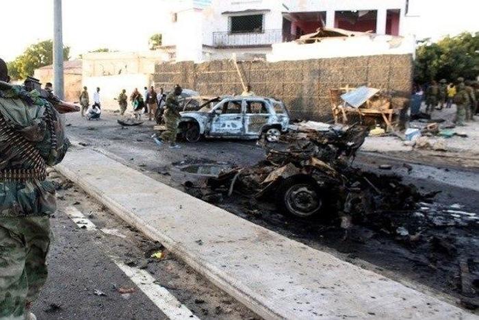 At least 18 killed by a roadside bomb in Somalia