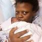 Bimbo Thomas and baby
