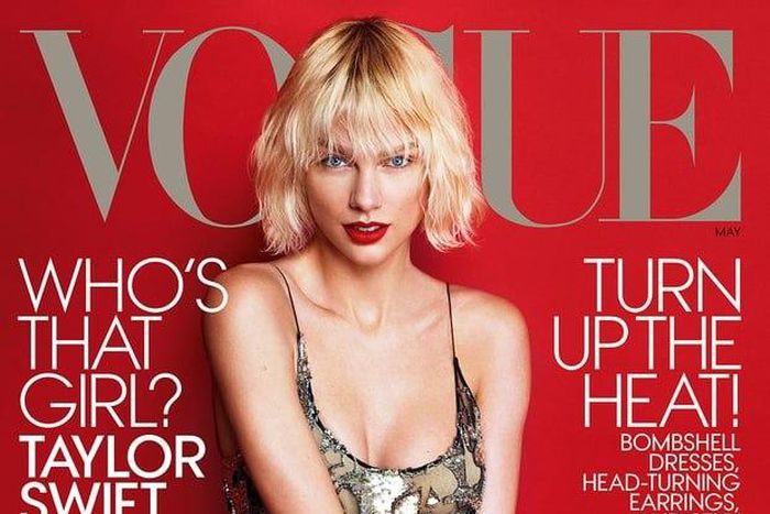 Taylor Swift on the cover of Vogue