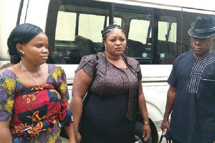 The suspects, Francisca Nwakoba, Patience Owerema and Kingsley Okafor
