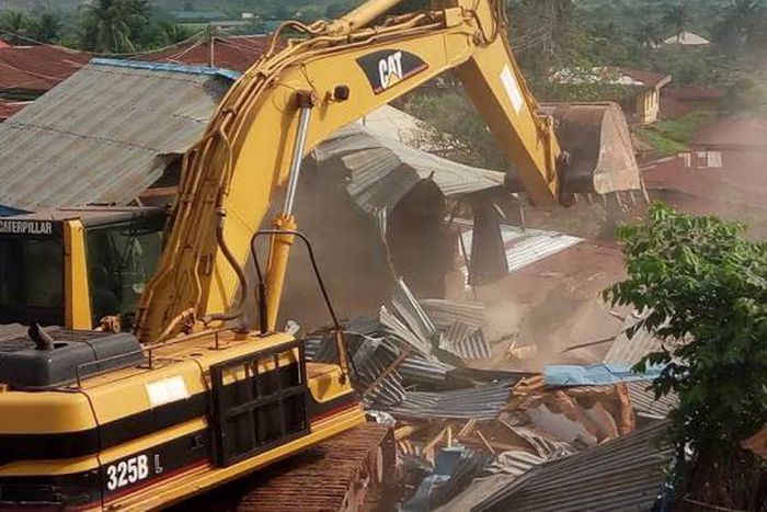 Den of kidnappers demolished in Abia State