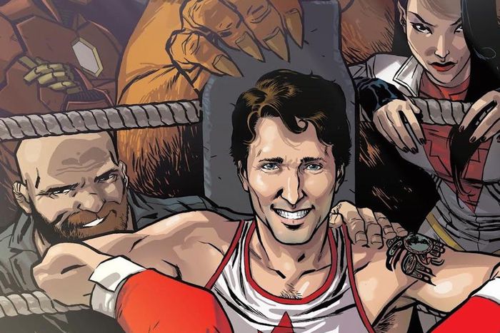 Canadian Prime Minister featured as a hero in comic book