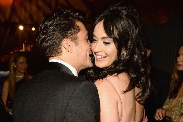 Katy Perry, Orlando Bloom at Golden Globes