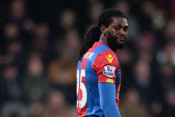 Crystal Palace's Emmanuel Adebayor . Football Soccer - Crystal Palace v Watford - Barclays Premier League - Selhurst Park - 13/2/16 Action Images via Reuters / Alan Walter Livepic