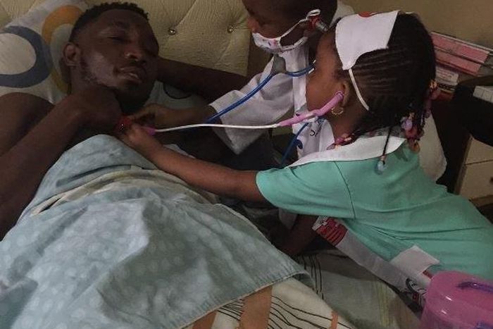 Timi Dakolo and kids