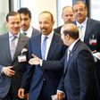 Saudi Arabia's Energy Minister Khalid al-Falih (C) arrives for a meeting of OPEC oil ministers in Vienna, Austria, June 2, 2016.