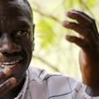 Opposition leader Kizza Besigye speaks during a news conference at his home at the outskirts of Kampala, Uganda, February 21, 2016.