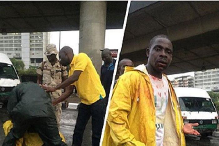 The brutalized Lastma official