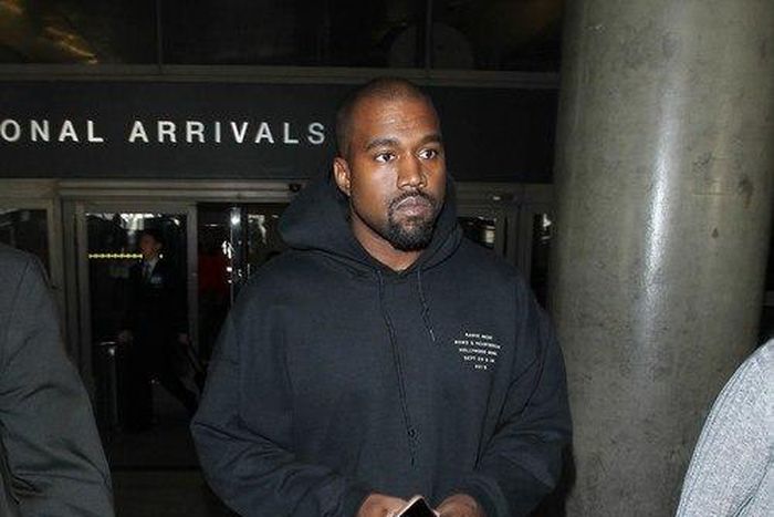 Kanye West cares for his sneakers