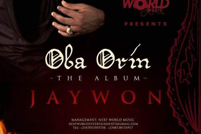Jaywon "Oba Orin" album art front cover