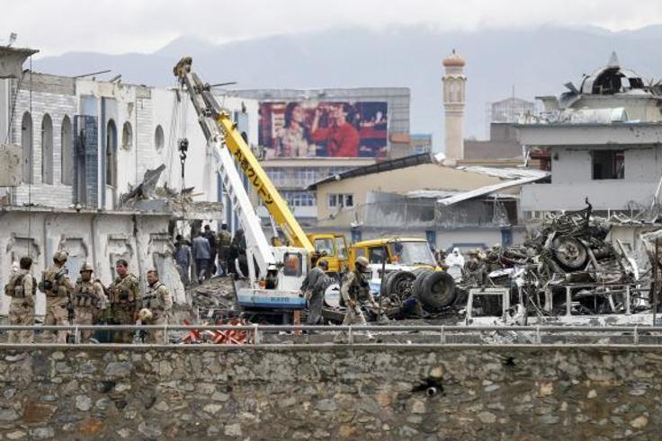 Afghan Taliban attack central Kabul, at least 28 dead