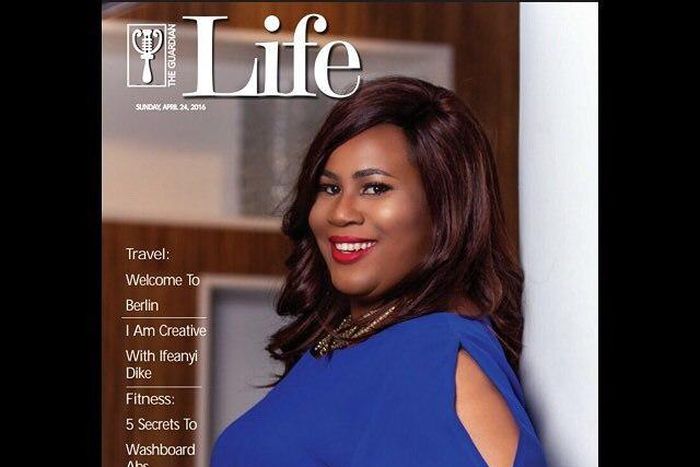 Chigul on the cover of Guardian life magazine