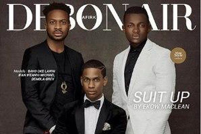 Adebayo Oke-Lawal, Ifan Michael, Denola Grey are cover stars for Debonair Afrik magazine