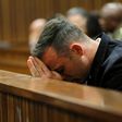 Former Paralympian Oscar Pistorius appears for sentencing for the murder of Reeva Steenkamp at the Pretoria High Court, South Africa June 14, 2016.