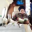 Yemi Alade flies in private jet