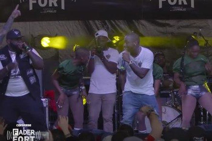 Davido at the Fader Fort