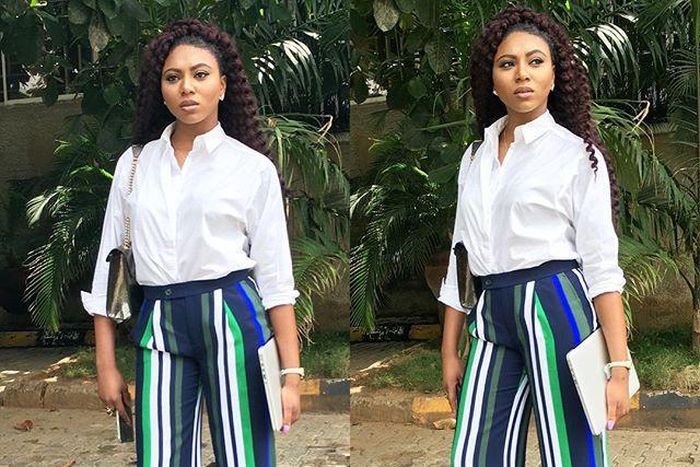 Stephanie Coker rocks a classic white shirt