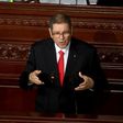 Tunisian Prime Minister Habib Essid delivers a speech at the Tunisian Parliament on July 30, 2016 in the capital Tunis